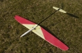 Bottom of the wing - 2/3 of the wing is dark and 1/3 is light - good for varying conditions. The red paint wraps around the leading edge diagonally. The paint was called "Devil Red" and it looked like a dark red on the picture. Actutally it is just pink :)